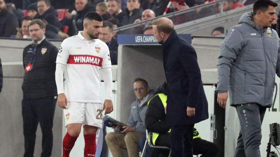 Deniz Undav hat sich beim Champions-League-Spiel des VfB Stuttgart gegen Atalanta Bergamo verletzt