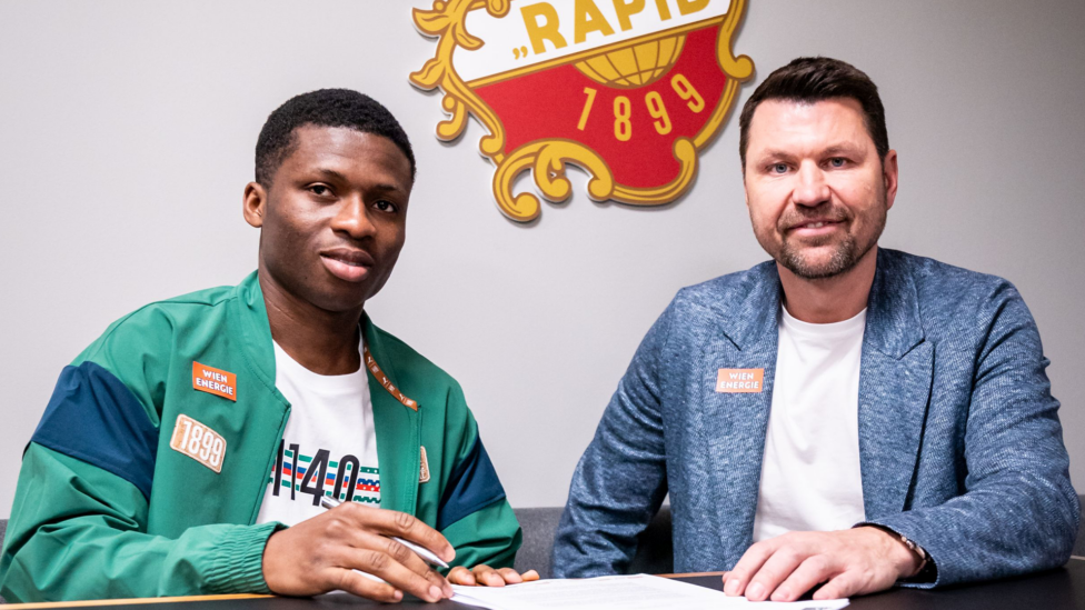 Am vergangenen Donnerstag machte der SK Rapid den Transfer von Romeo Amane offiziell